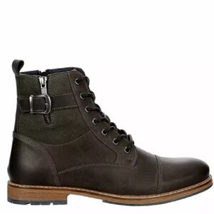 MENS HILL LACE-UP BOOT SIZE 11. BLACK. NEW.